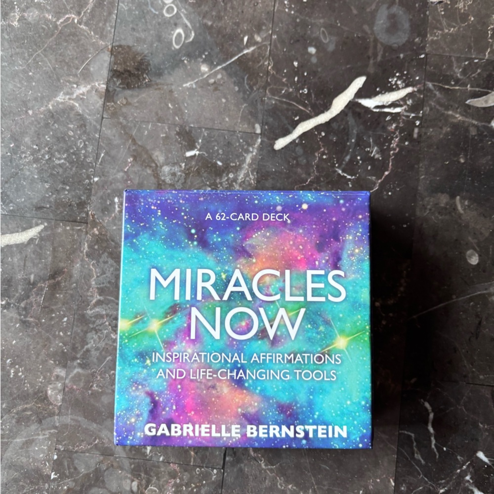 Miracles Now Affirmation Card Deck
